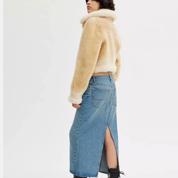 CM292 - Coach Long Denim Skirt - Picture 6 of 11